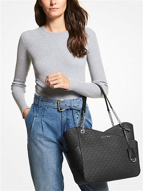 michael kors hudson signature large satchel|michael kors jet set.